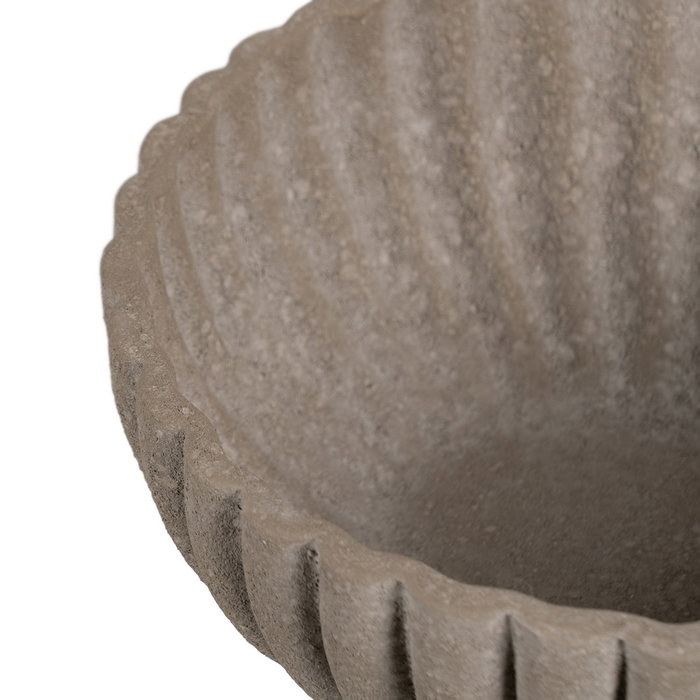 Centro Mesa Piedra Cerámica Decoración 22 X 22 X 9 cm