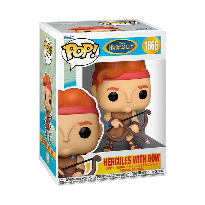 Hércules 25th Anniversary Figura POP! Movies Vinyl Hercules with Bow 9 cm