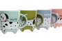 DKD Home Decor Juego de Tazas de Porcelana Gato y Perro 350ml