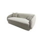 DKD Home Decor Sofá Scandi Blanco 196 x 94.5 x 71 cm