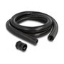 DeLOCK Funda protectora de cable 2 m x 28,5 mm con 2 x PG21 negro