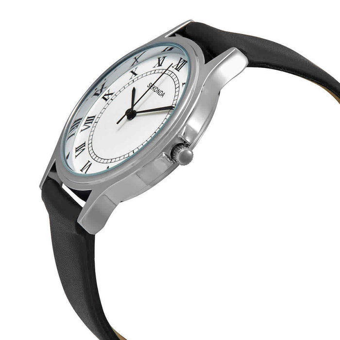 Sekonda Reloj de cuarzo con correa de cuero para hombres