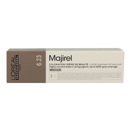 L'Oréal Majirel 6.23 Rubio Oscuro Frío Beige - Tinte Permanente Profesional 60 ml