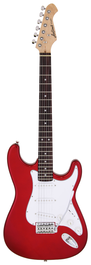 Guitarra Eléctrica Aria Stratocaster Serie Stg-003 Roja