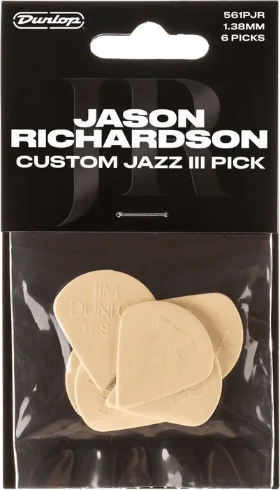 Dunlop Pack 6 Púas Signature Jason Richardson Custom Jazz Iii