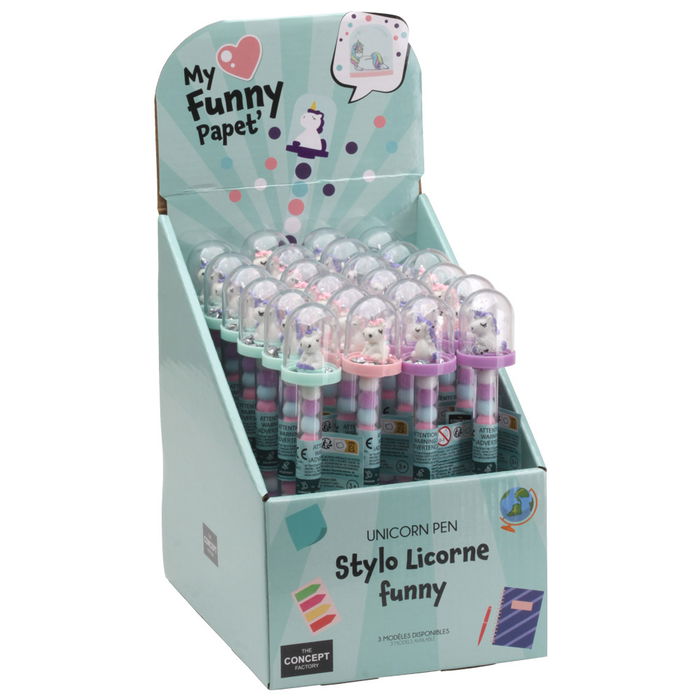 The Concept Factory Bolígrafo Dedal Unicornio My Funny Papet