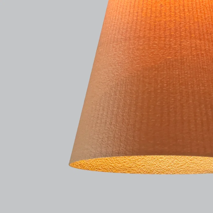 Lámpara Colgante "Shu" Beige Florón Negro Cable Negro