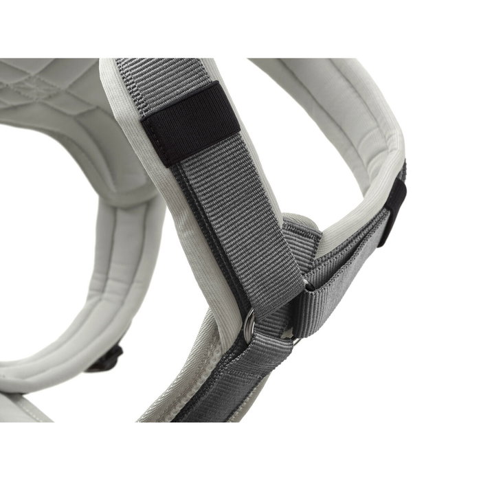 Hunter Arnés Maldon Up XS-S Cuello:38-62 cm Vientre:37-53 cm Gris Claro Ajustable Acolchado Reflectante