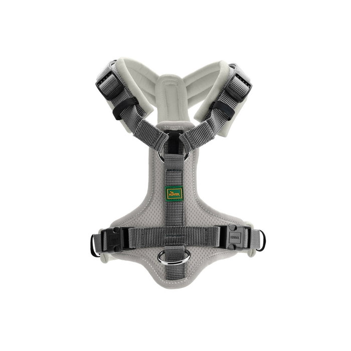 Hunter Arnés Maldon Up XS-S Cuello:38-62 cm Vientre:37-53 cm Gris Claro Ajustable Acolchado Reflectante