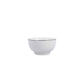 Quid Bol Porcelana Gastro Black 11,5 cm (24 Unidades) de Blanco y Negro