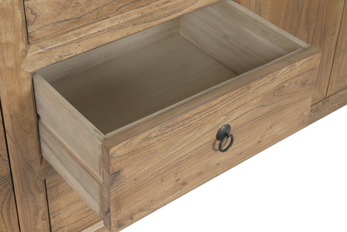 DKD Home Decor Buffet de Madera Reciclada y Olmo Natural
