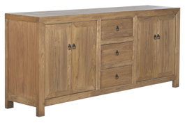 DKD Home Decor Buffet de Madera Reciclada y Olmo Natural