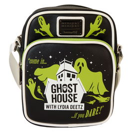 Loungefly Bolso bandolera Ghost House Beetlejuice 16,25x21,25x7,5cm Piel Vegana