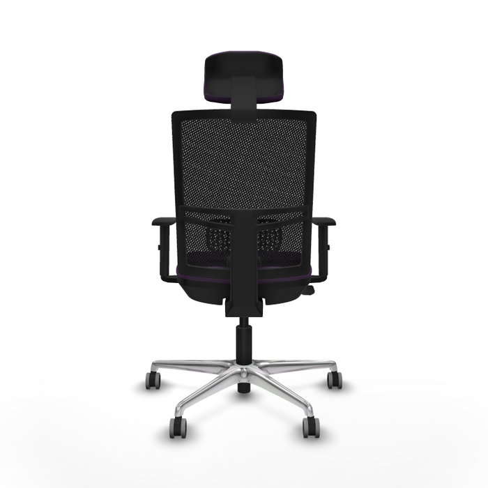 PIQUERAS Y CRESPO Silla de oficina Yunquera con mecanismo Sincro/Traslack, Morado y Negro PIQUERAS Y CRESPO Silla de oficina Yunquera con mecanismo Sincro/Traslack, Morado y Negro