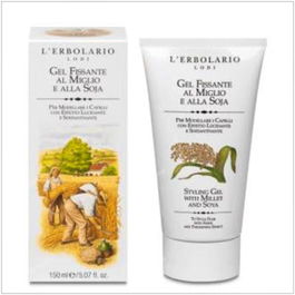 L'Erbolario Gel Fijador de Mijo y Soja 150Ml Nutritivo Sin Siliconas Parabenos Ni Vaselina