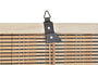 DKD Home Decor Estor Balines Marron Oscuro 3 x 175 x 120 cm Bambú Poliéster