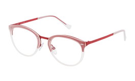 Police VPL2835007L2 Gafas de Vista para Mujer en Rojo