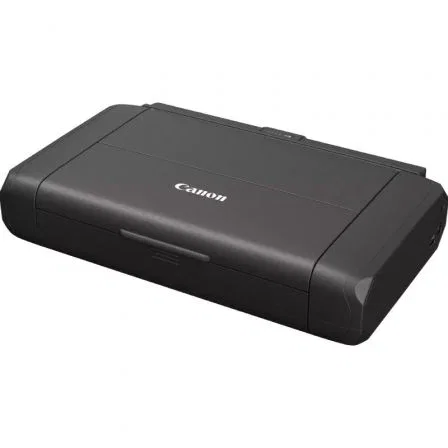 Canon MAXIFY BX110 Impresora de Inyección de Tinta Portátil con Batería, WiFi, Bluetooth, AirPrint, Pantalla OLED 1.44", 9 ipm Negro, 5.5 ipm Color, Hasta A4 - Negra