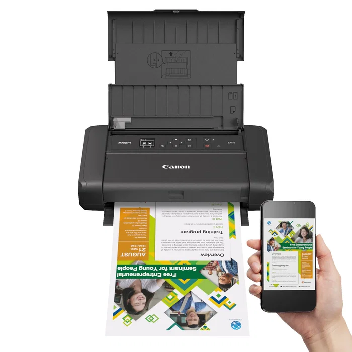 Canon MAXIFY BX110 Impresora Portátil con Batería, Negro Canon MAXIFY BX110 Impresora Portátil con Batería, Negro