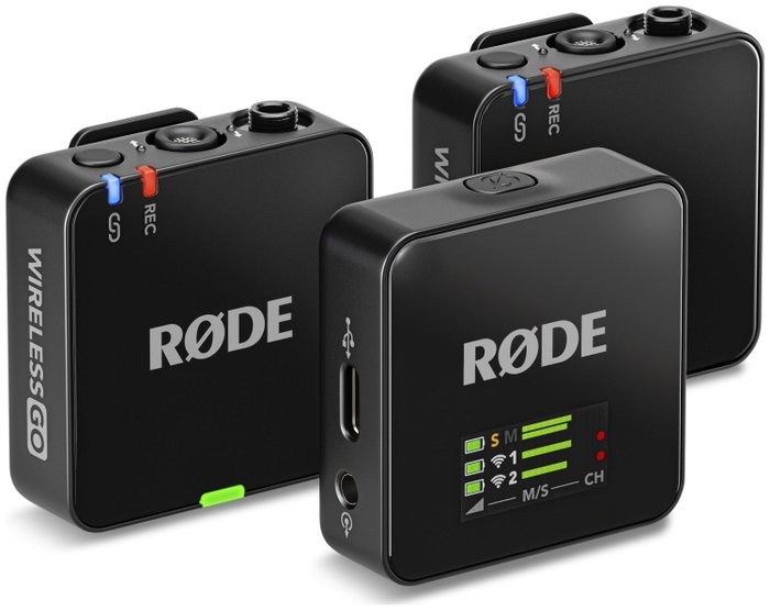 RODE Wireless GO III - Sistema de micrófono inalámbrico de dos canales RODE Wireless GO III - Sistema de micrófono inalámbrico de dos canales