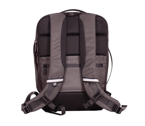 Oxford Mochila Executive RPET Gris para Portátil de hasta 15" 400191412, Fabricada con Materiales Reciclados