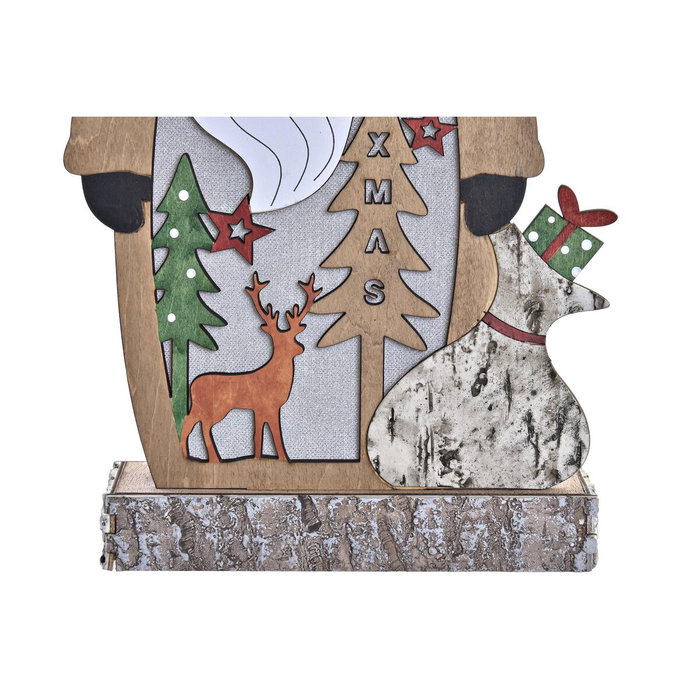 DKD Home Decor Decoración Luminosa LED MDF 18x7x40,5 cm, Surtido de 3 unidades