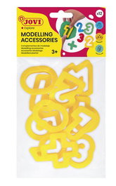 Jovi Bolsa Moldes Números 7N con 11 Piezas para Plastilina, Pasta de Modelar y Terracota