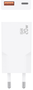 Aisens Cargador GaN 20W Ultra Delgado USB-C y USB-A Blanco A110-0998