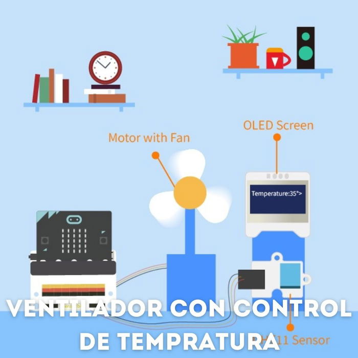 Micro:Bit Kit Sensores Inteligentes para Salud, Sensores: Alcohol MQ3, UV, Temperatura Humedad, PIR, OLED, Proyectos Educativos STEAM Micro:Bit Kit Sensores Inteligentes para Salud, Sensores: Alcohol MQ3, UV, Temperatura Humedad, PIR, OLED, Proyectos Educativos STEAM