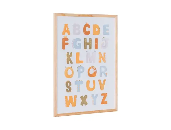 Bi-Office Pizarra Blanca Magnética con Marco de Madera, Tablero de Acero Lacado 600x450 mm para Niños, Incluye Rotulador, Borrador e Imanes y Alfabeto - Modelo Dino Bi-Office Pizarra Blanca Magnética con Marco de Madera, Tablero de Acero Lacado 600x450 mm para Niños, Incluye Rotulador, Borrador e Imanes y Alfabeto - Modelo Dino