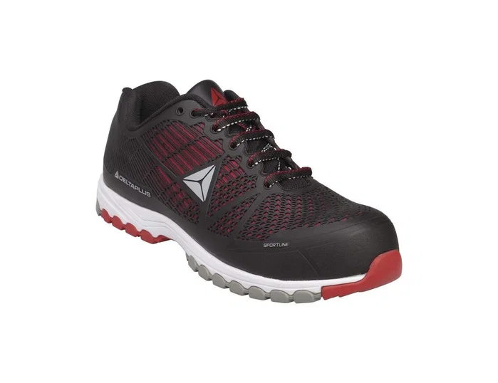 Faru Zapatos de seguridad Delta Sport negro y rojo talla 42 Faru Zapatos de seguridad Delta Sport negro y rojo talla 42