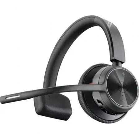 Poly Voyager 4310 77Y92AA Auricular Inalámbrico Bluetooth Mono con Micrófono + Adaptador BT700 + Base de Carga - Negro