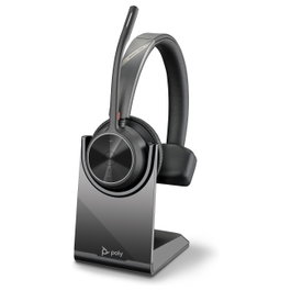 HP Poly Voyager 4310 UC Auriculares Monoaurales con Adaptador BT700 y Base de Carga