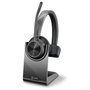 HP Poly Voyager 4310 UC Auriculares Monoaural con Adaptador BT700 USB-A y Base de Carga