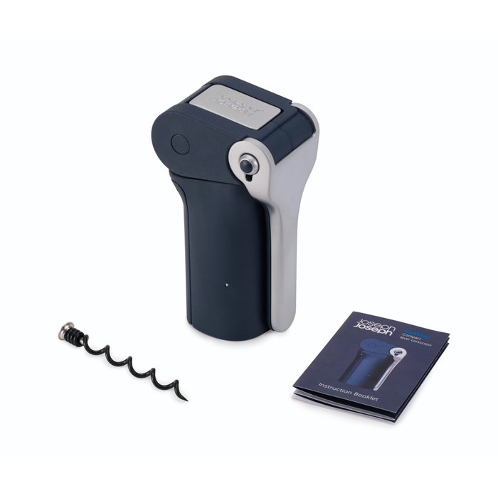 Joseph Joseph BarWise Compact Lever Corkscrew Azul / Plata