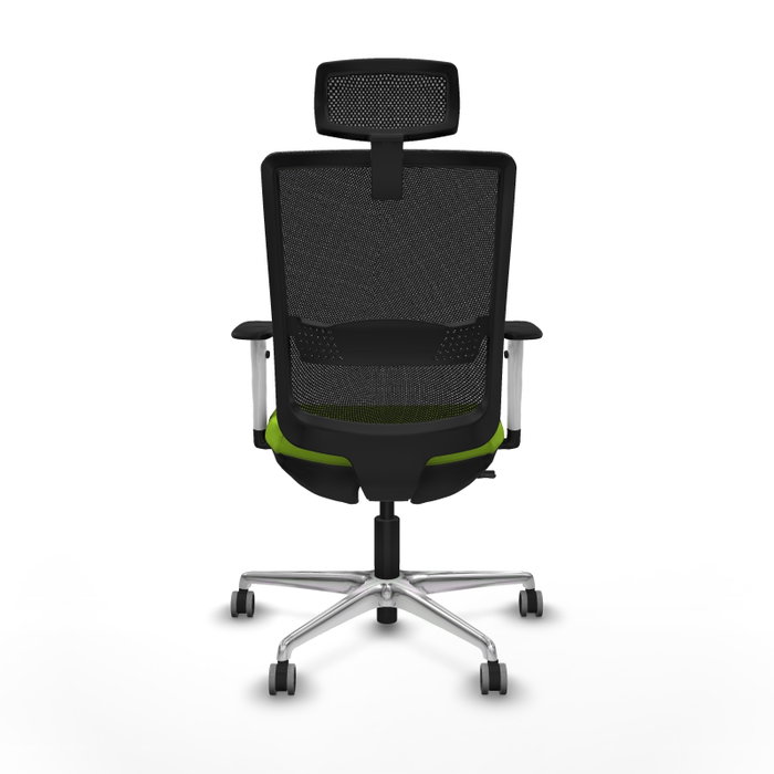 PIQUERAS Y CRESPO Silla de oficina Haches con mecanismo Sincro/Traslack, Pistacho y Negro PIQUERAS Y CRESPO Silla de oficina Haches con mecanismo Sincro/Traslack, Pistacho y Negro
