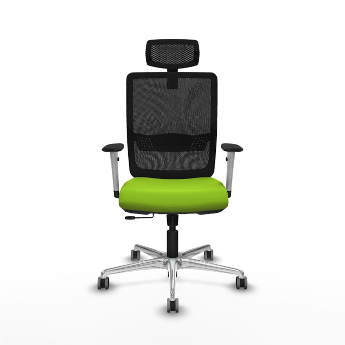 PIQUERAS Y CRESPO Silla de oficina Haches con mecanismo Sincro/Traslack, Pistacho y Negro PIQUERAS Y CRESPO Silla de oficina Haches con mecanismo Sincro/Traslack, Pistacho y Negro