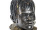DKD Home Decor Figura de Resina Africana Envejecida (Pack de 2)