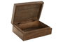 DKD Home Decor Set de 2 Cajas de Almacenaje Multicolor Mango
