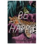Home Deco Factory Cuadro Neón LED Be Happy 40x60