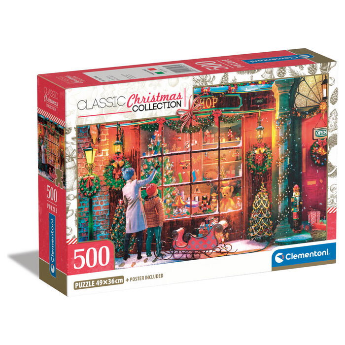 CLEMENTONI Puzzle Tienda de Juguetes Antiguos 500pzs CLEMENTONI Puzzle Tienda de Juguetes Antiguos 500pzs