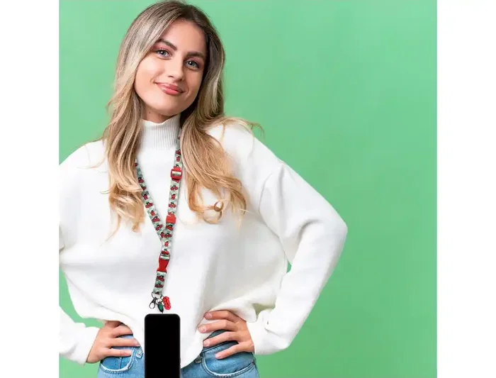 Mr. Wonderful Lanyard Cordon Universal Cerezas Divertido y con Estilo