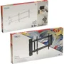 TooQ Soporte de Pared Motorizado LPM4381XL-B para TV 32-75" (50kg) Giratorio hasta 170° y Perfil Fino 56mm