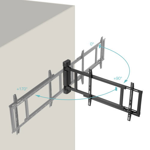 Tooq Soporte de Pared Eléctrico Órbita LPM4381XL-B para TV de 32-75 pulgadas Tooq Soporte de Pared Eléctrico Órbita LPM4381XL-B para TV de 32-75 pulgadas