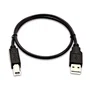 V7 Cable USB V7USB2AB-50C-1E - USB-A Macho a USB-B Macho, 0.5 m, USB 1.0, 480 Mbit/s, Negro