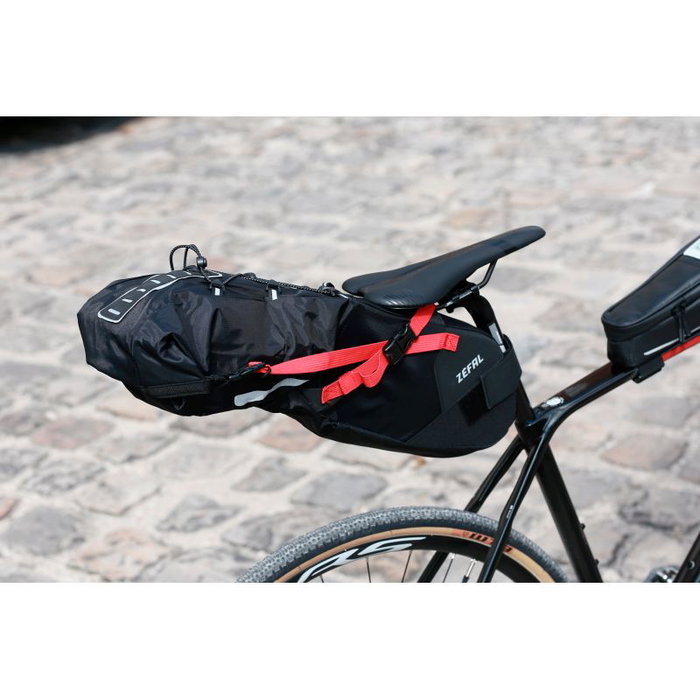 Zefal Z Adventure R17 Bolsa de Sillín Impermeable 17L Poliéster Reflectante para Bicicleta