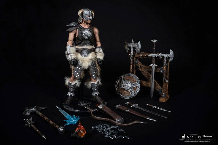 Pure Arts The Elder Scrolls V Skyrim Figura 1/6 Dragonborn Deluxe Edition 32 cm