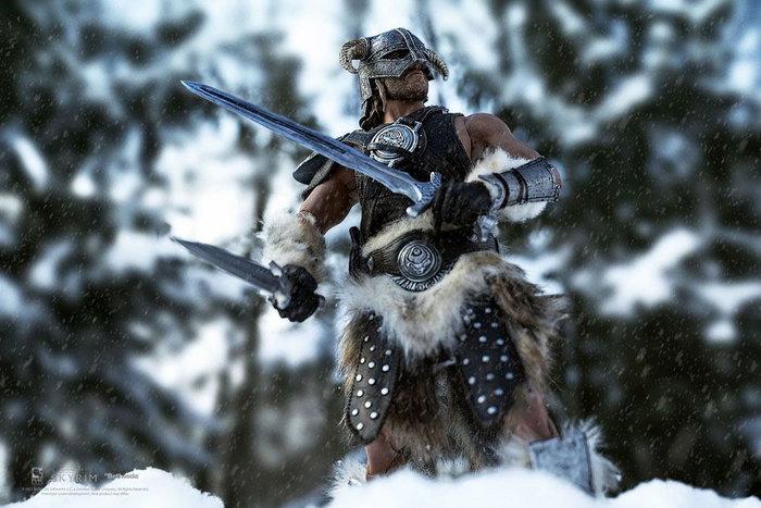 Pure Arts The Elder Scrolls V Skyrim Figura 1/6 Dragonborn Deluxe Edition 32 cm