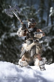 Pure Arts The Elder Scrolls V Skyrim Figura 1/6 Dragonborn Deluxe Edition 32 cm