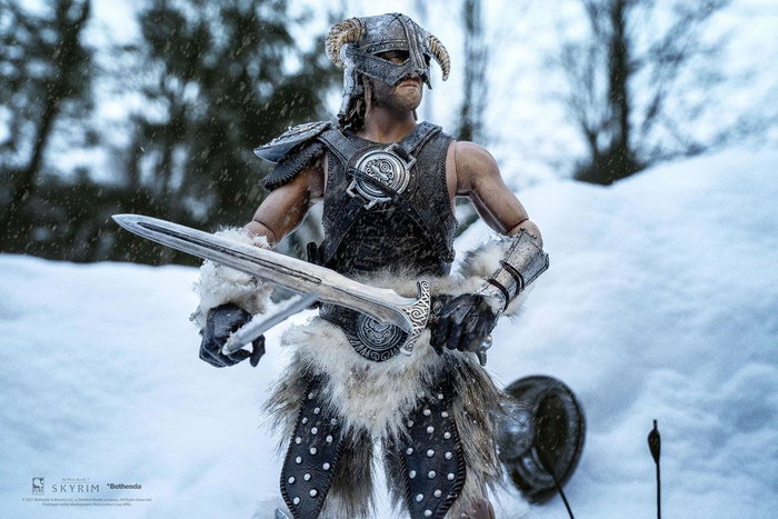 Pure Arts The Elder Scrolls V Skyrim Figura 1/6 Dragonborn Deluxe Edition 32 cm